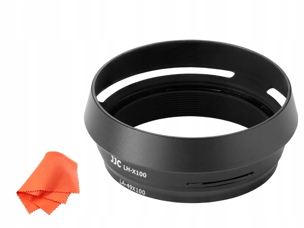 Osłona przeciwsłoneczna JJC LH-JX100 Black z adapterem montażowym – Ochrona Twojego obiektywu