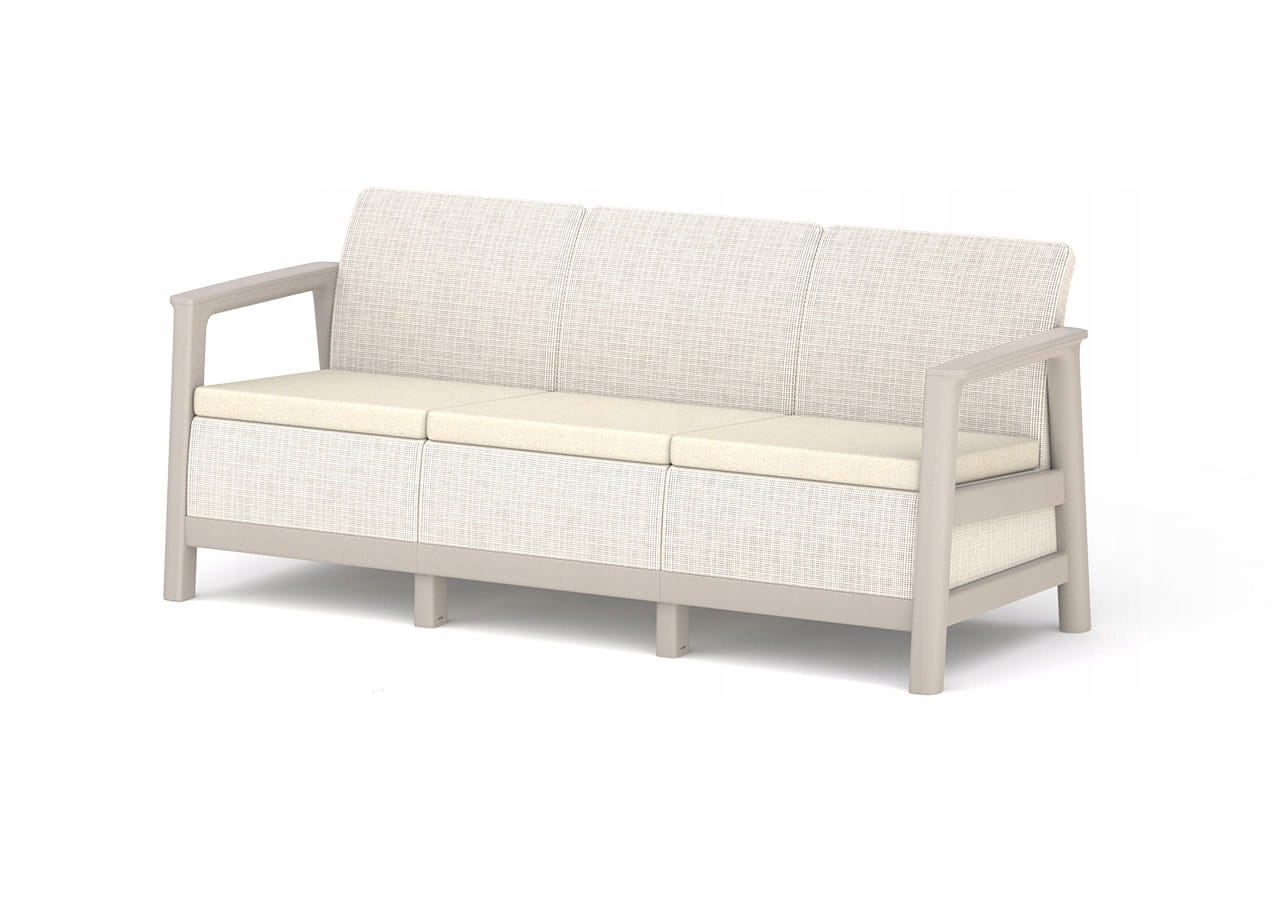 Sofa ogrodowa trzyosobowa Scandi Linea – Idealne rozwiązanie do Twojego ogrodu