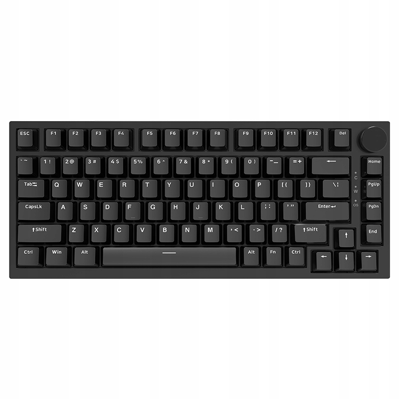 Klawiatura mechaniczna przewodowa Ajazz AK820 Red Switch Black USB-C – Wydajność i styl w jednym