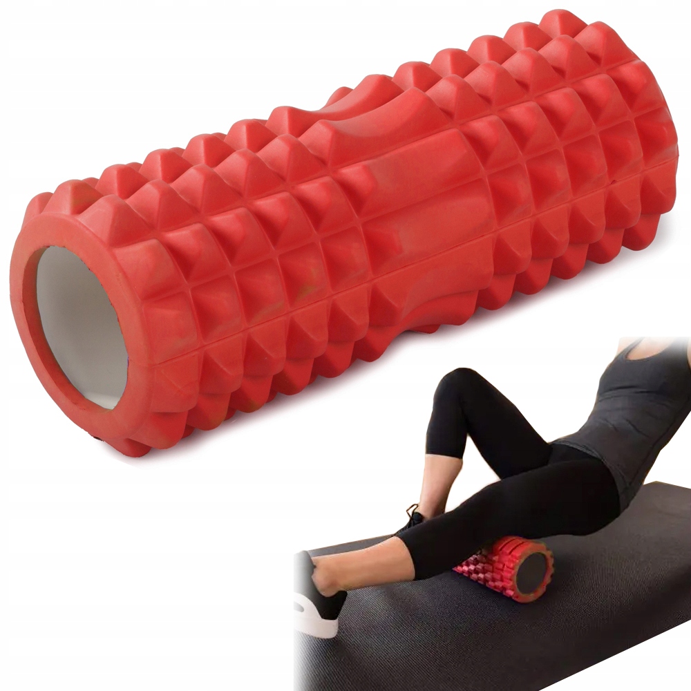 Roller do masażu pleców nóg wałek crossfit masażer joga fit z wypustkami – Twoje wsparcie w aktywności