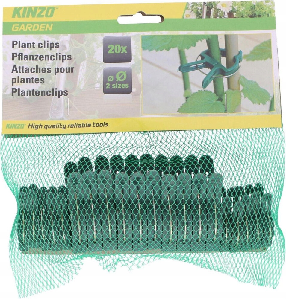Spinki do roślin 20szt Kinzo – Idealne wsparcie dla Twojego ogrodu