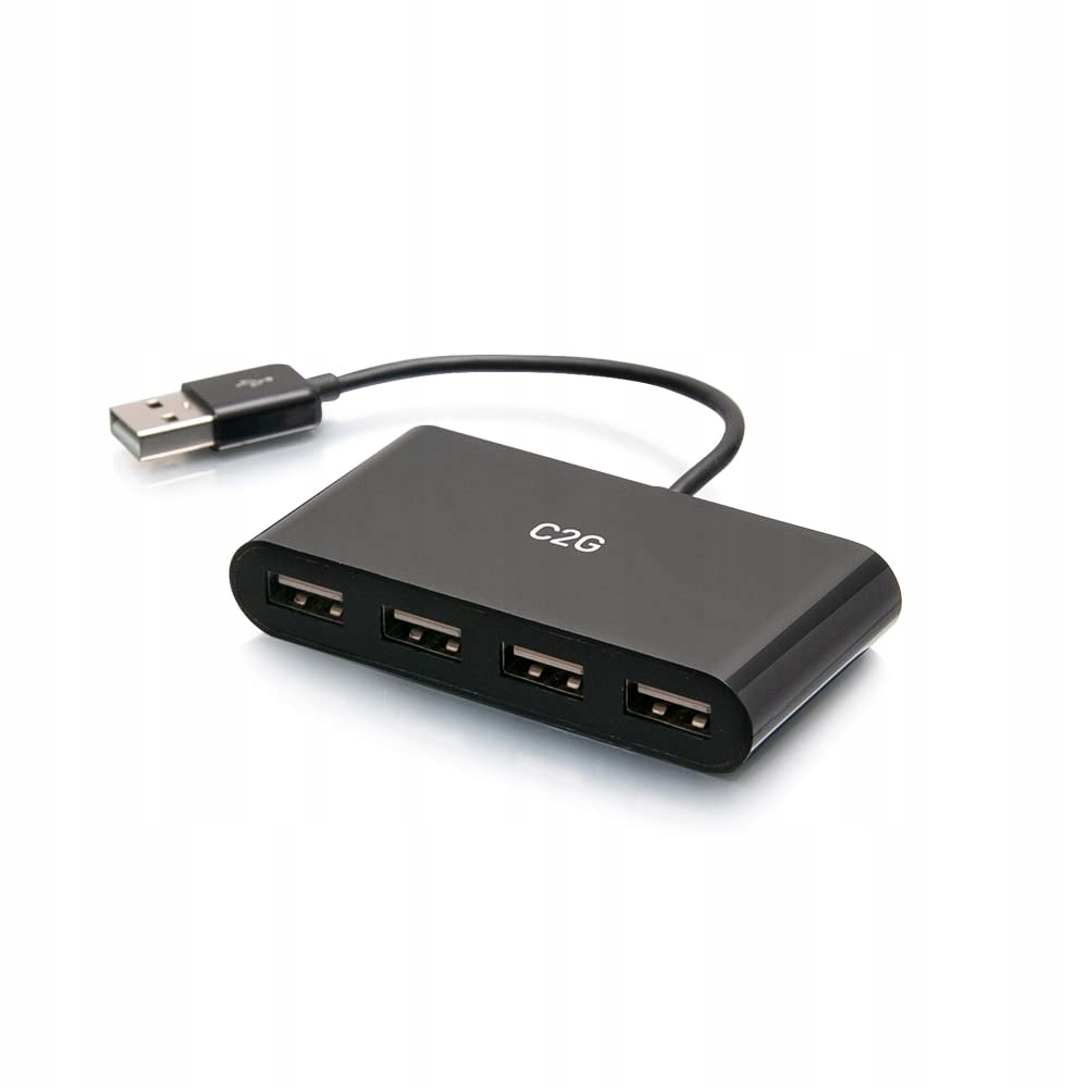 C2G 4-portowy hub USB-A – Rozszerz możliwości swojego komputera
