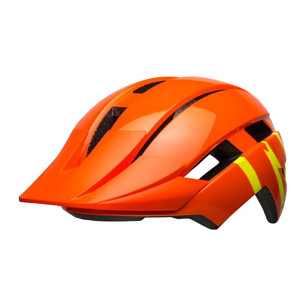 Kask juniorski BELL SIDETRACK II pomarańczowo-żółty – Bezpieczna przygoda na rowerze