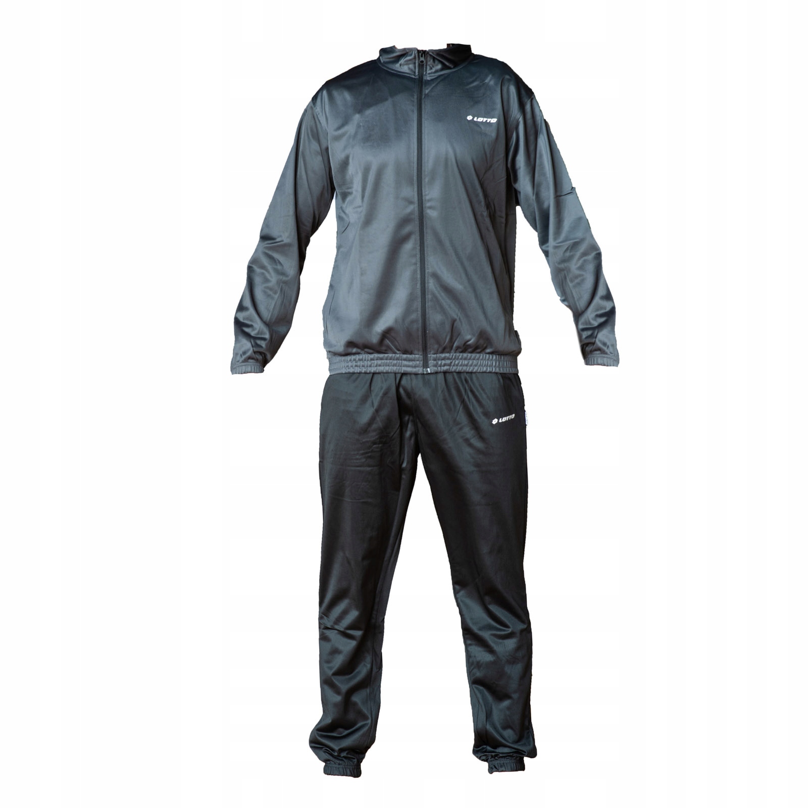 Lotto Tricot Tracksuit MTGV10013-10 – Męski Dres w Kolorze Szarym XL
