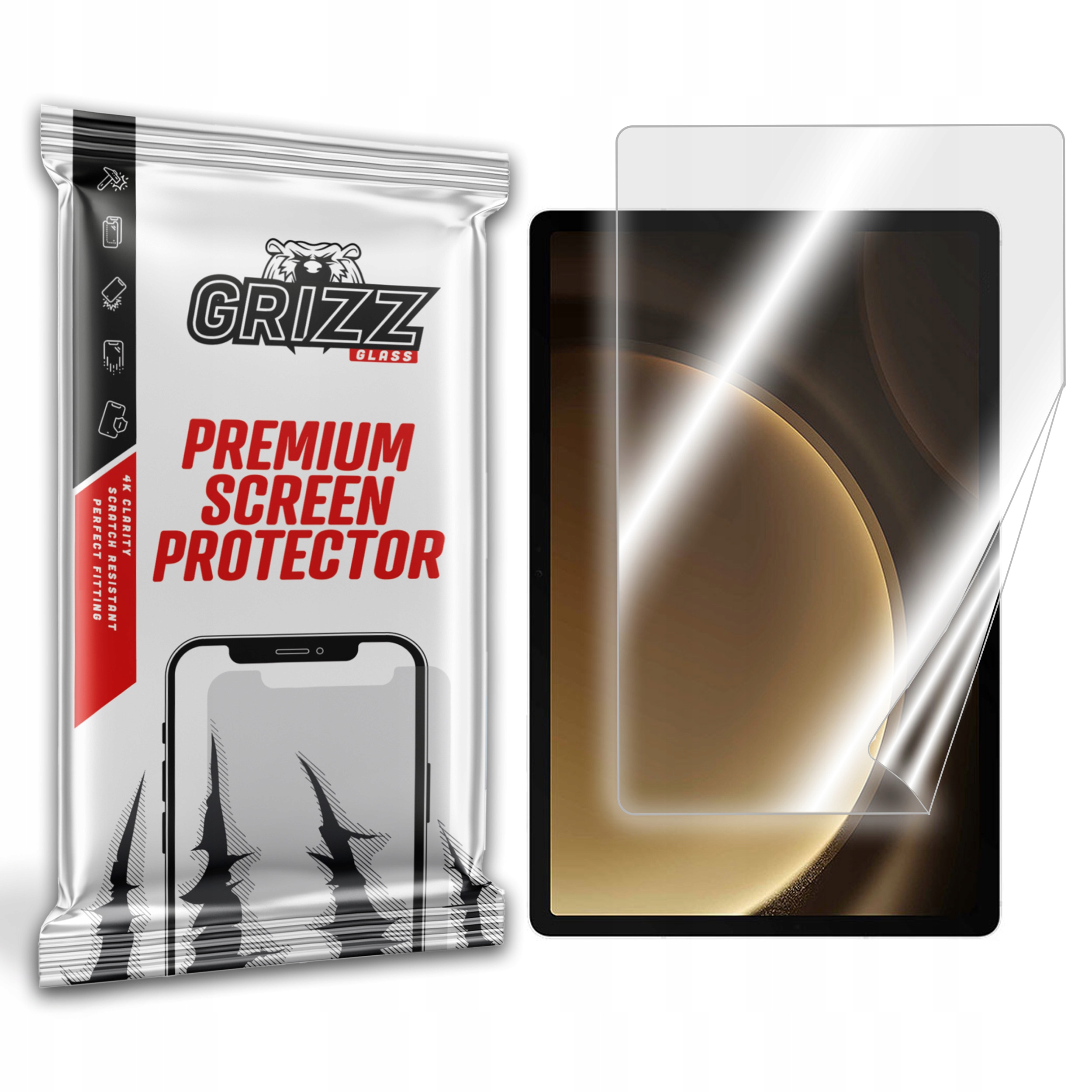 GrizzGlass Folia ceramiczna GrizzGlass CeramicFilm do Samsung Galaxy Tab S9 FE – Ochrona na najwyższym poziomie