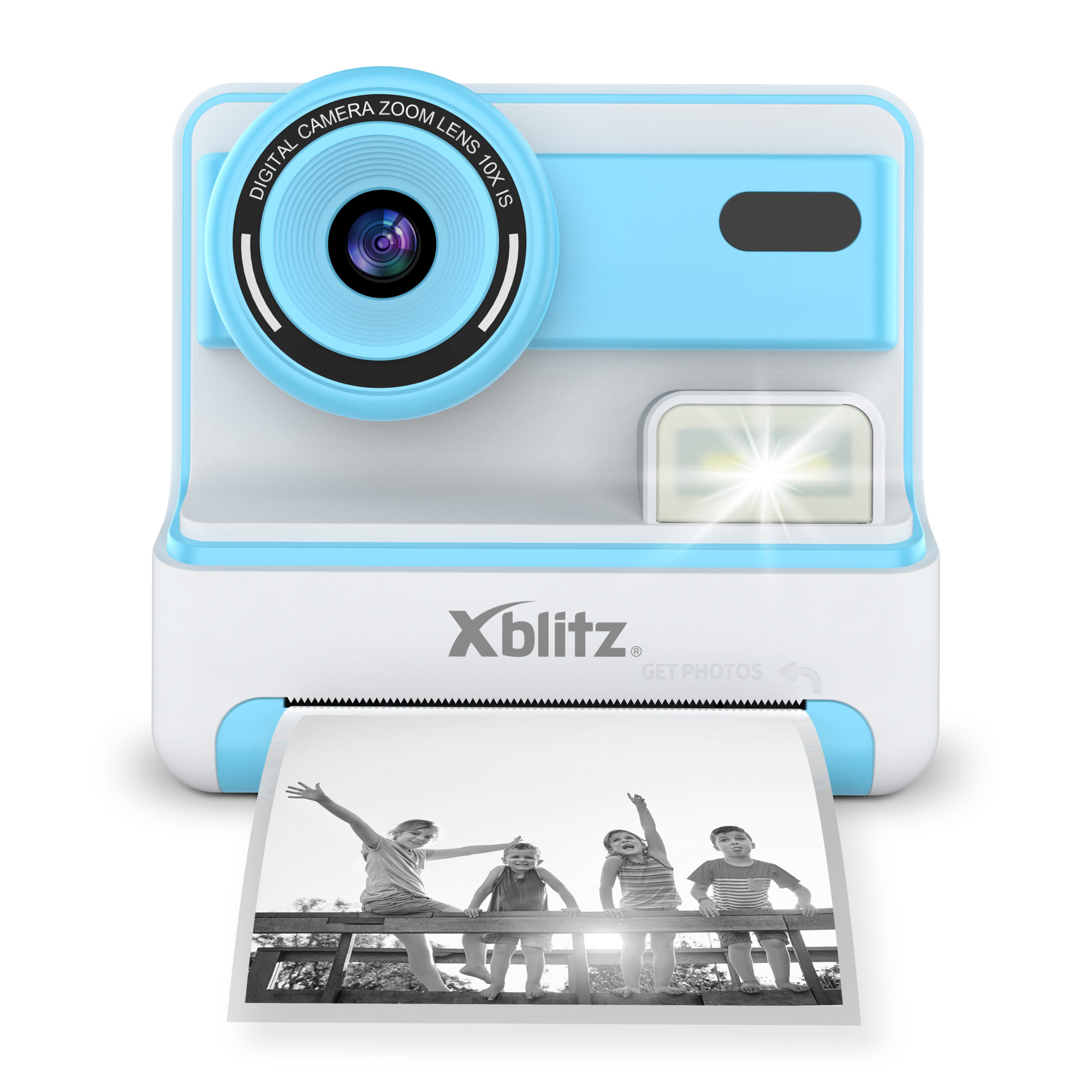Xblitz Aparat Natychmiastowy z Drukarką Flash Blue – Kreatywność w Zasięgu Ręki
