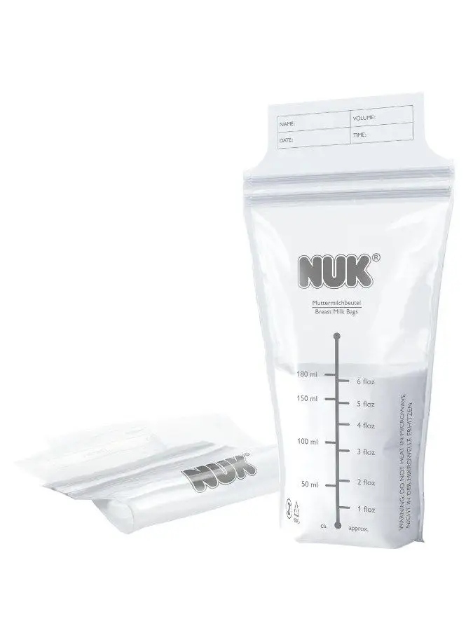 NUK Woreczki na mleko matki 25 szt. – Higieniczne i praktyczne przechowywanie pokarmu