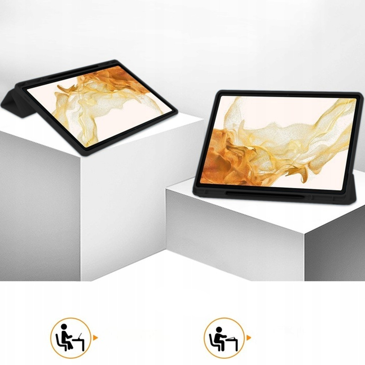 Wygodna podstawka – Komfortowe korzystanie z Galaxy Tab S10 Plus