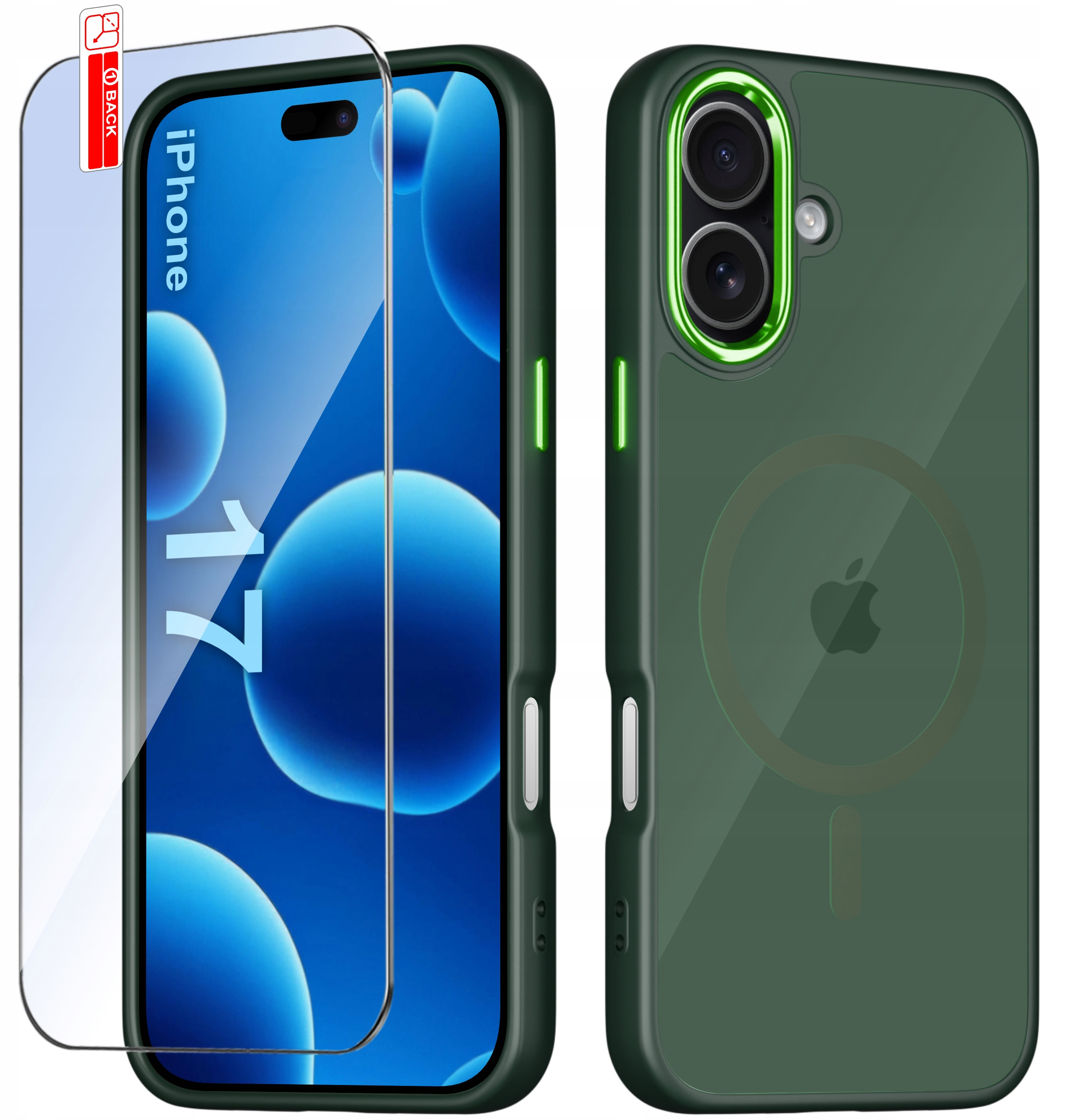 Etui do iPhone 17 CASE do MagSafe MATOWE Magnetyczne PREMIUM + Szkło 9H – Ochrona i styl w jednym