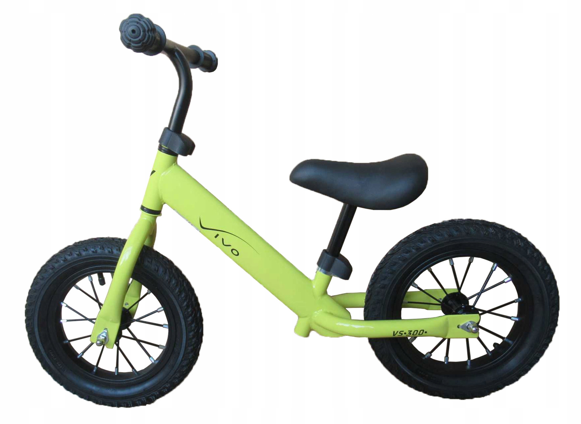 Rowerek biegowy Vivo VS300 12' pompowane koła lime – Idealny dla najmłodszych