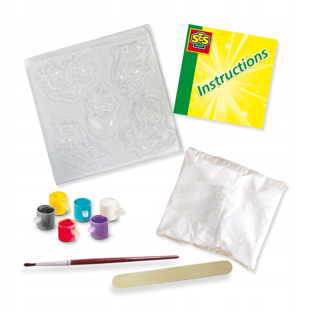 Zestaw do odlewania i malowania figurek jednorożców