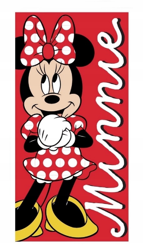 Ręcznik plażowy Disney Minnie – Kolorowy towarzysz letnich przygód