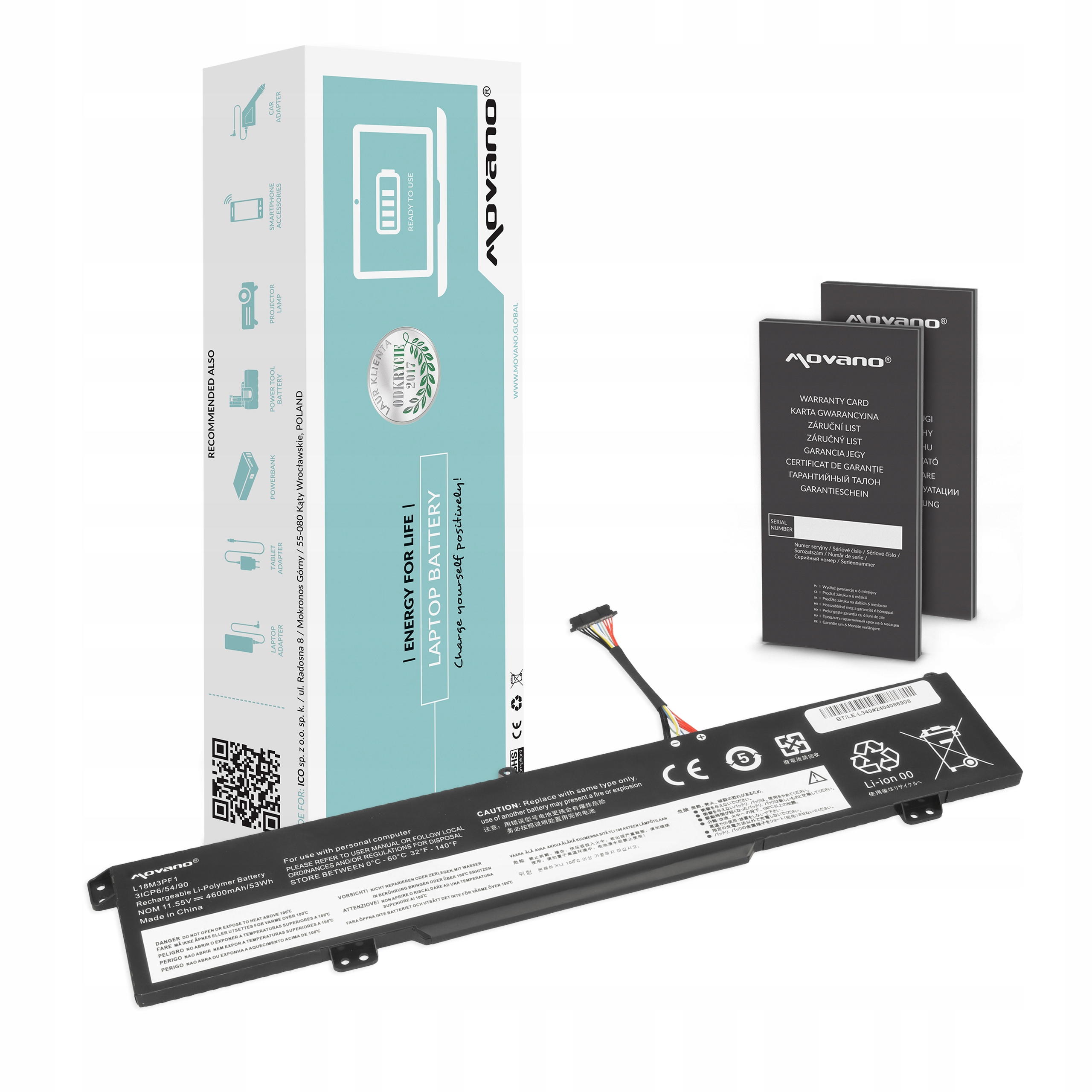 Bateria Movano do Lenovo IdeaPad L340-15IRH L340-17IRH – Wydajność i jakość w atrakcyjnej cenie