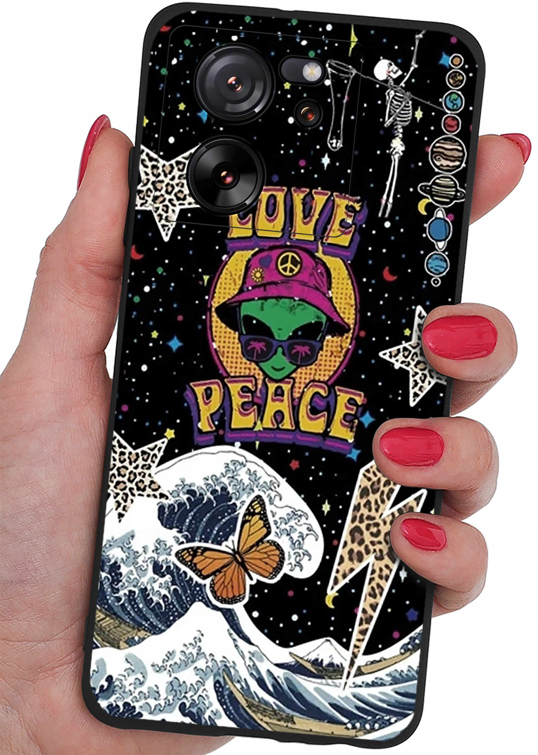 Wielokolorowe plecki KrainaGSM – Wyrazisty design