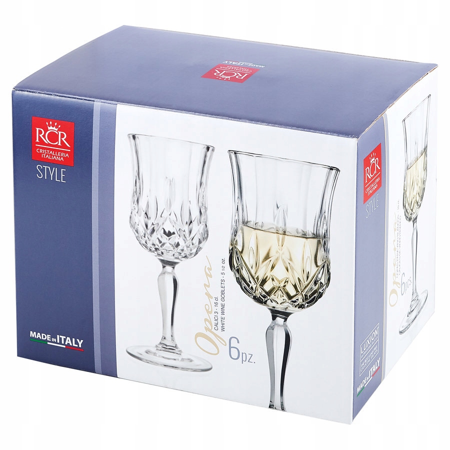 Komplet 6 kieliszków o pojemności 160 ml