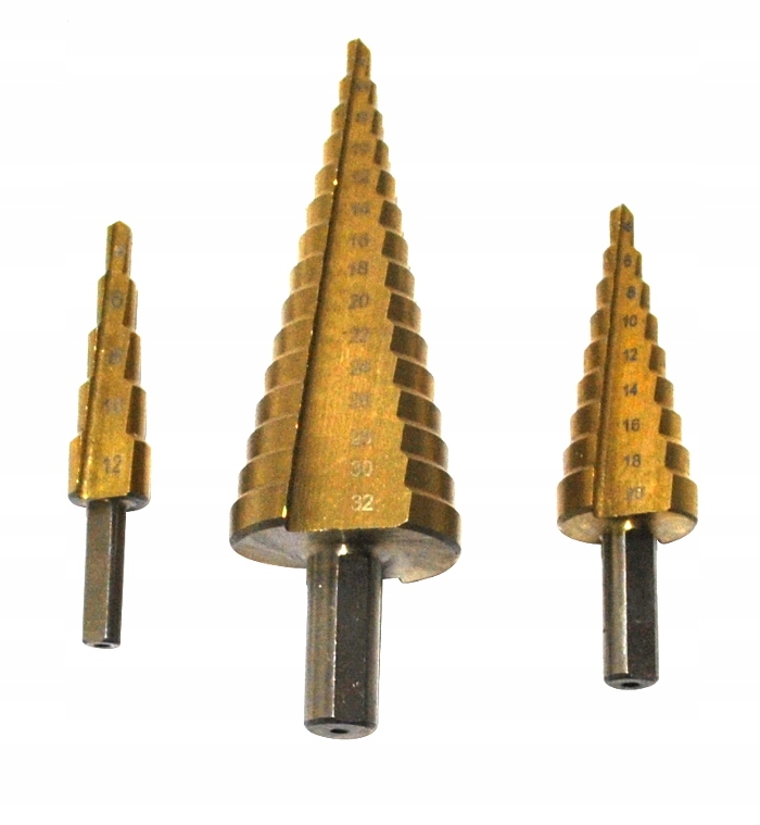 Zawartość zestawu – różne średnice wierteł