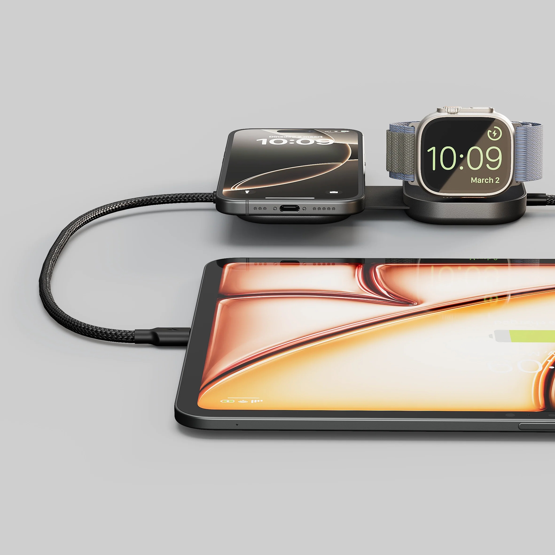 Wsparcie dla Qi2 – Bezprzewodowe ładowanie Apple Watch i AirPods