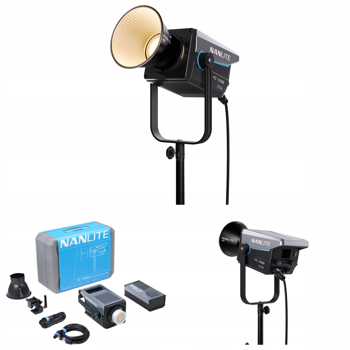 Nanlite FC-720B Bi-Color Studio Light – Idealne oświetlenie do produkcji filmowych