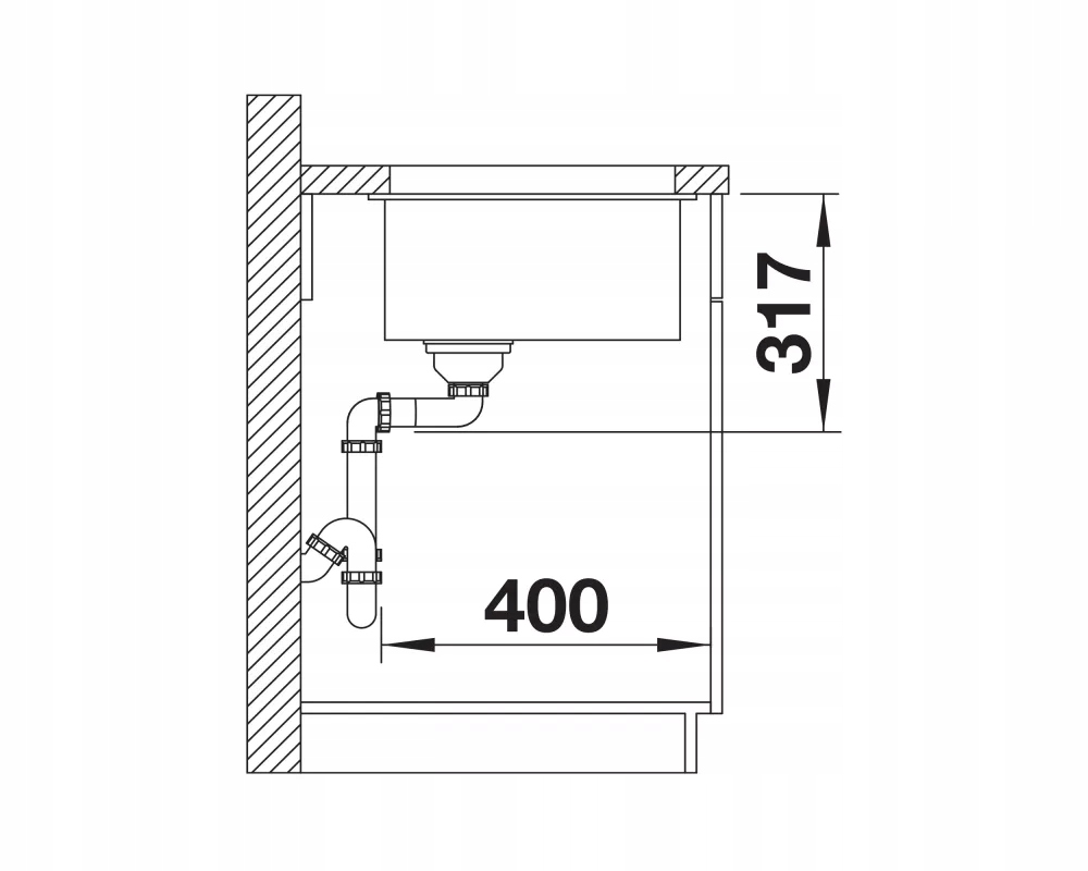 Wymiary i specyfikacja – Szczegóły techniczne Zlewozmywaka Blanco ETAGON 500-U