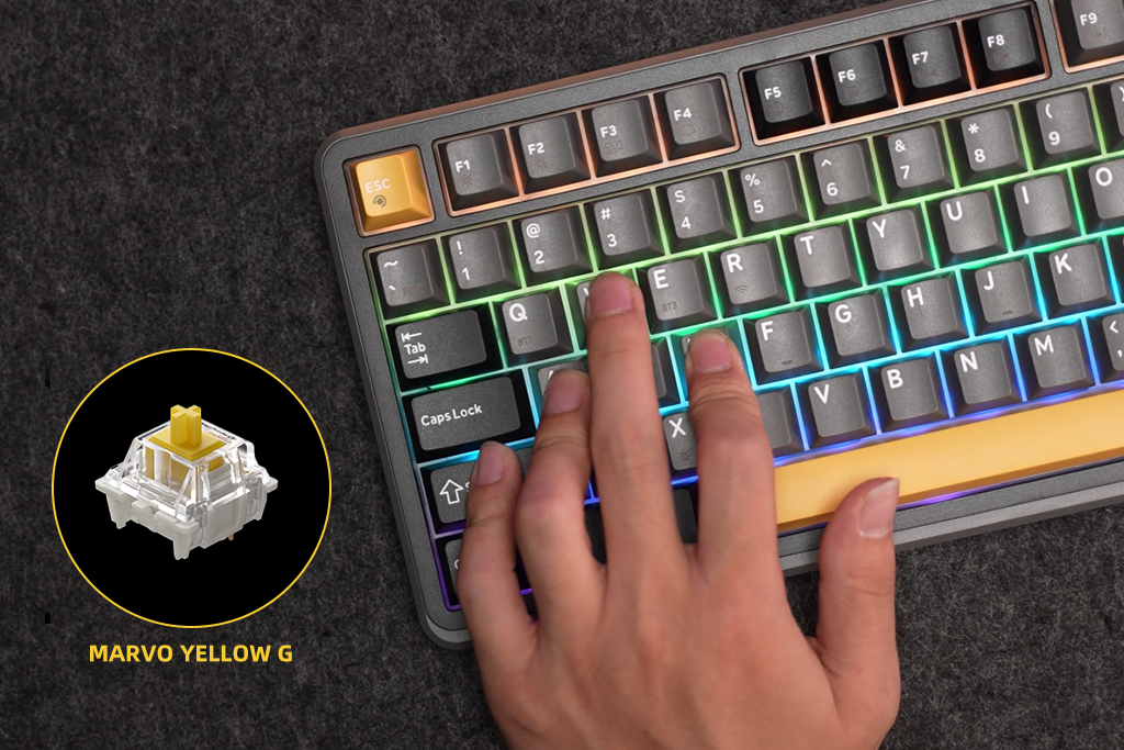 MARVO Titan 75 - RGB keycaps