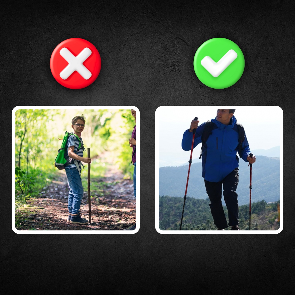 Odkryj komfort marszu z regulowanymi kijkami Nordic Walking