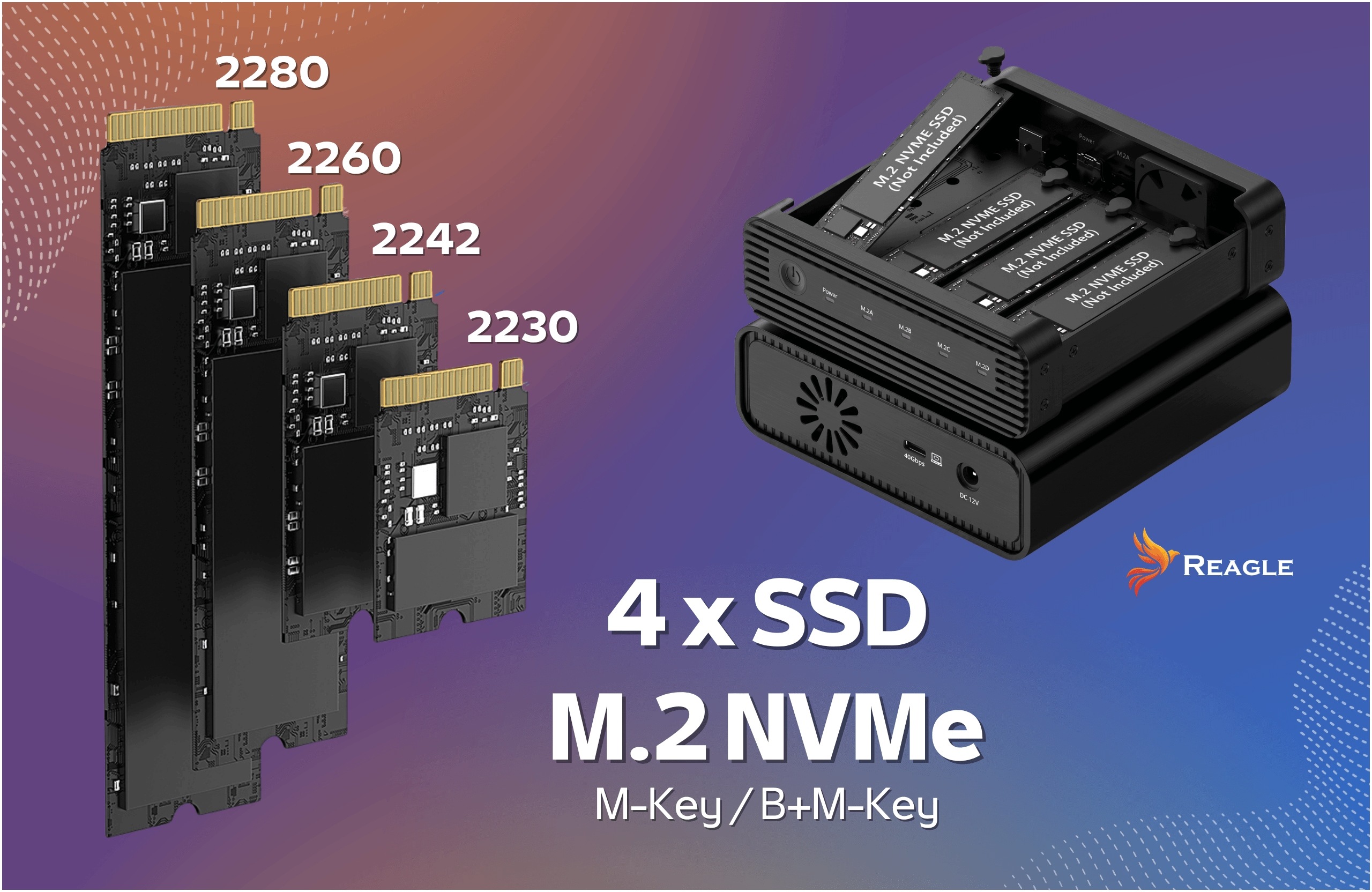 Obsługa aż 4 dysków SSD M.2 NVMe – Elastyczność i wszechstronność