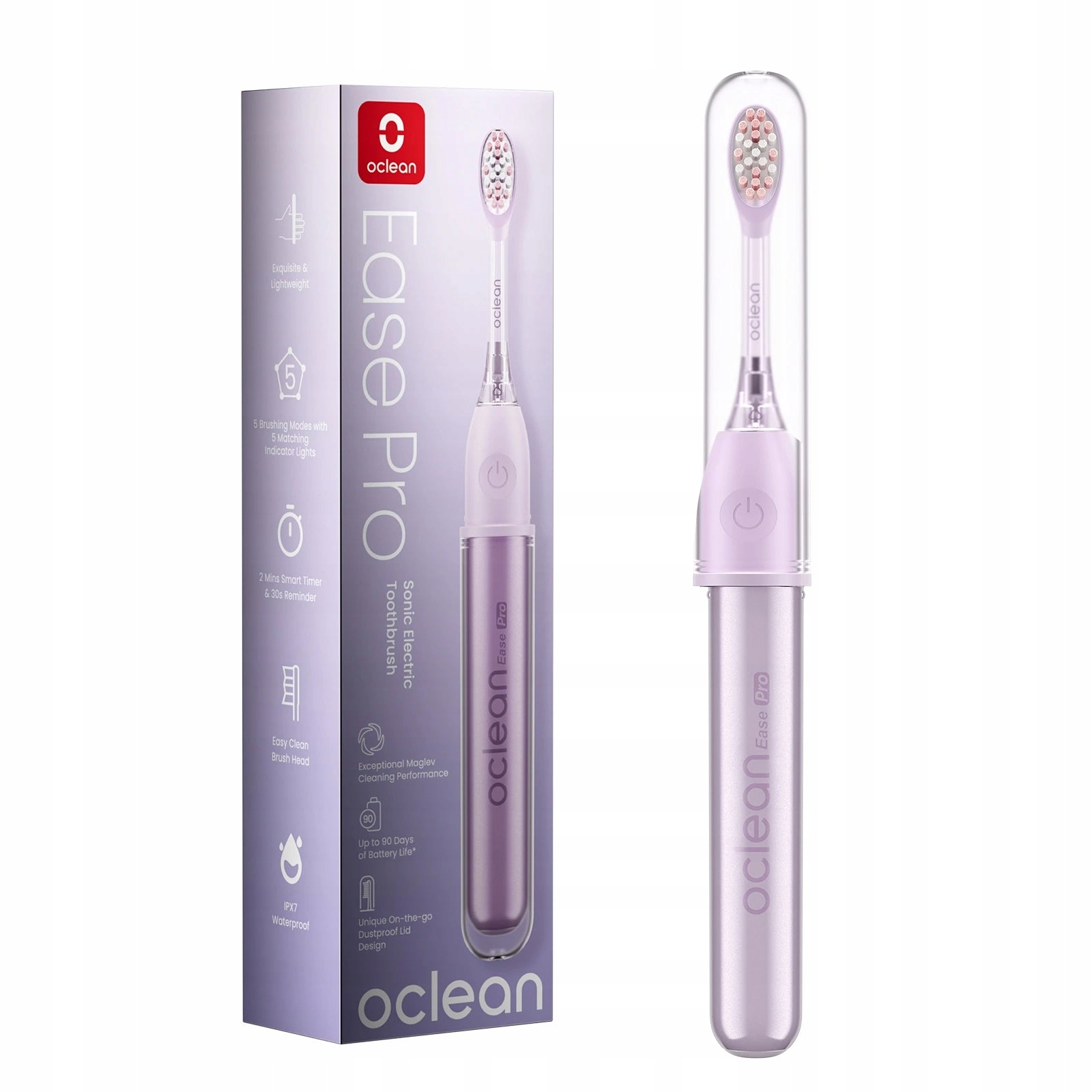 Oclean Electric Toothbrush Ease Pro Fioletowa – Innowacyjna szczoteczka soniczna dla zdrowego uśmiechu