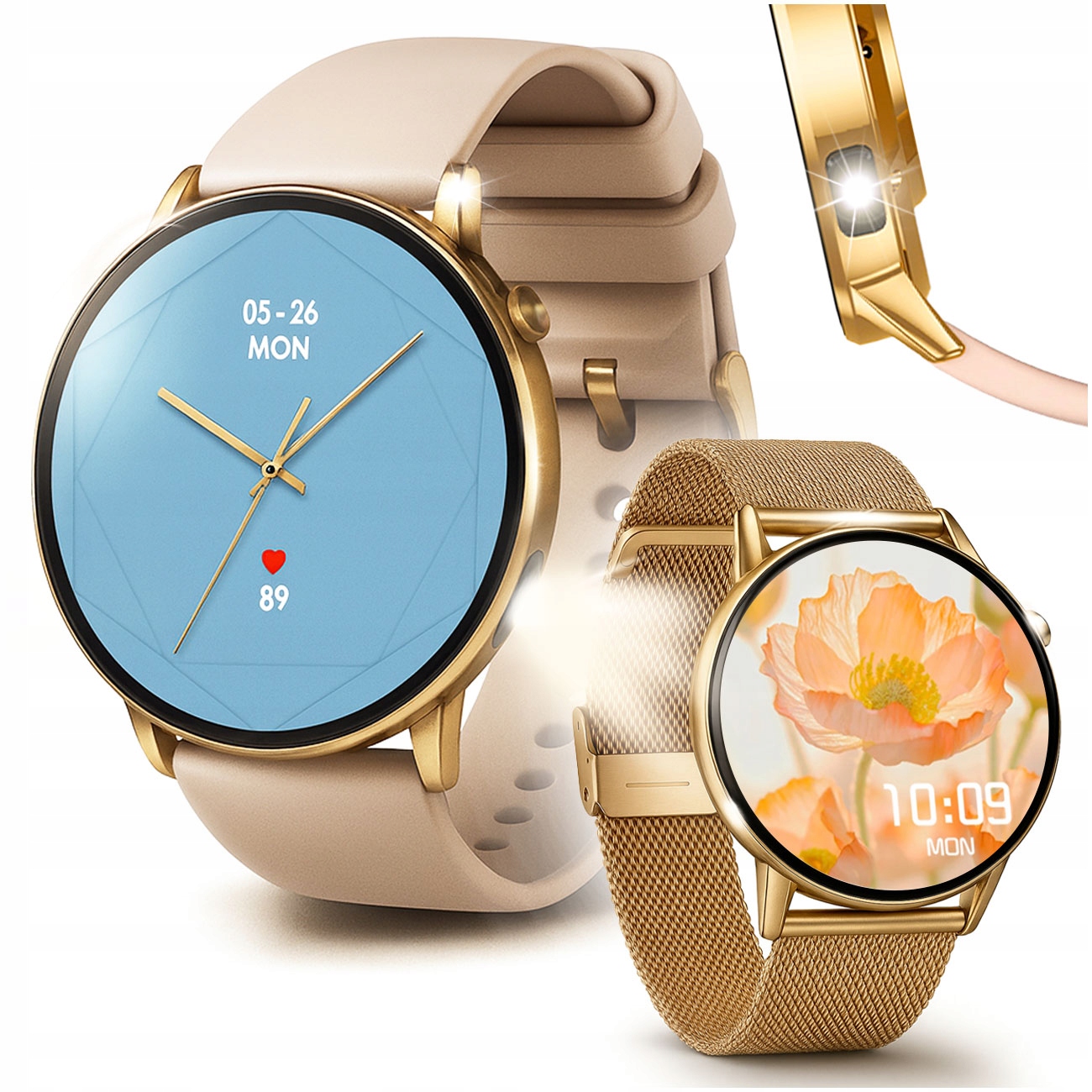 Smartwatch Damski Amoled Rozmowy Menu Polski – Twój inteligentny towarzysz na co dzień