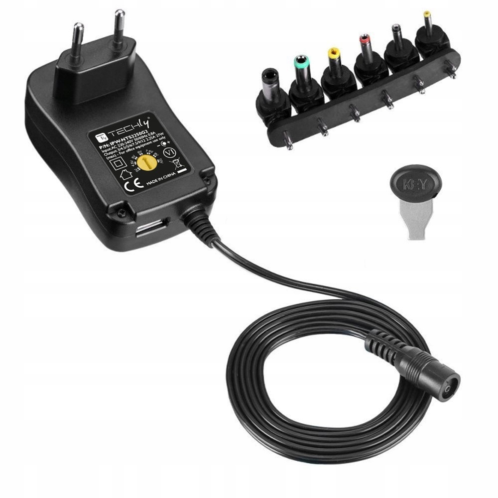 Zasilacz Uniwersalny Regulowany 3-12V 2.25A 27W USB 5V 1A – Idealne rozwiązanie dla Twojego sprzętu