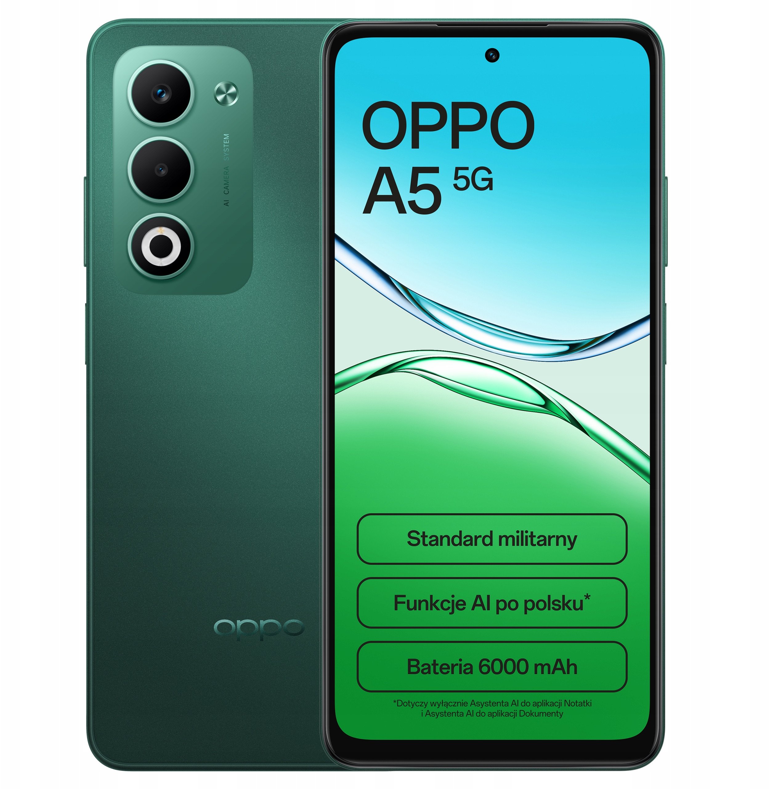 Smartfon OPPO A5 5G 4/128GB Zielony – Nowoczesność i wydajność w Twojej dłoni