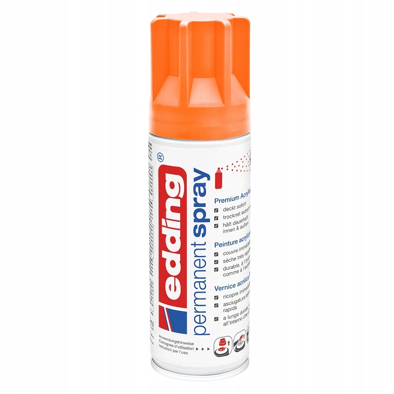 Edding 5200 – Farba w sprayu w kolorze pomarańczowym