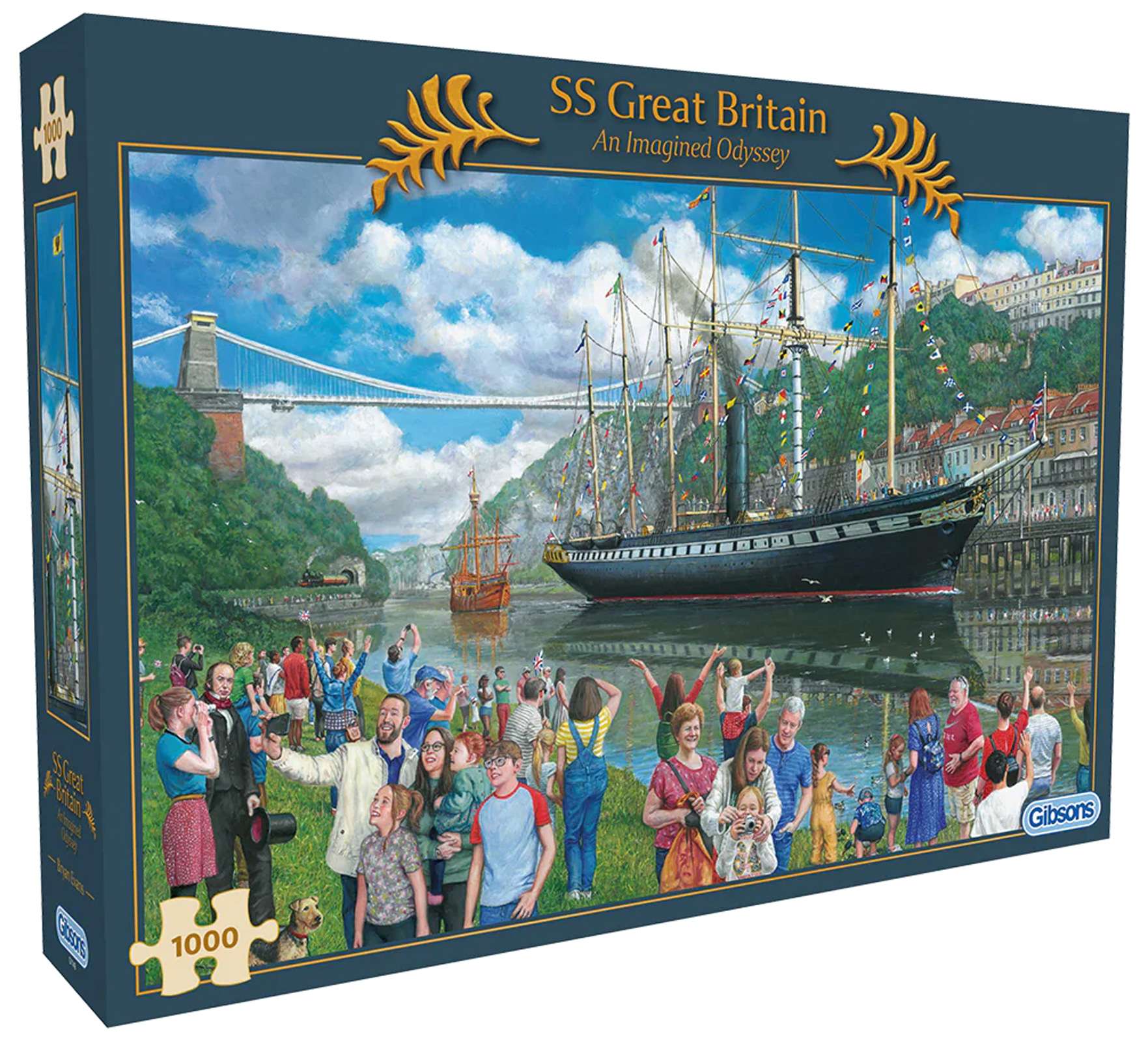 Puzzle 1000 Statek SS Great Britain – Wciągająca przygoda w układaniu