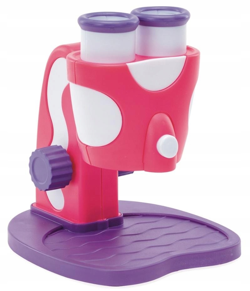 GeoSafari Jr. Mikroskop dla dzieci x 8 (różowy) – Odkryj świat nauki przez zabawę!