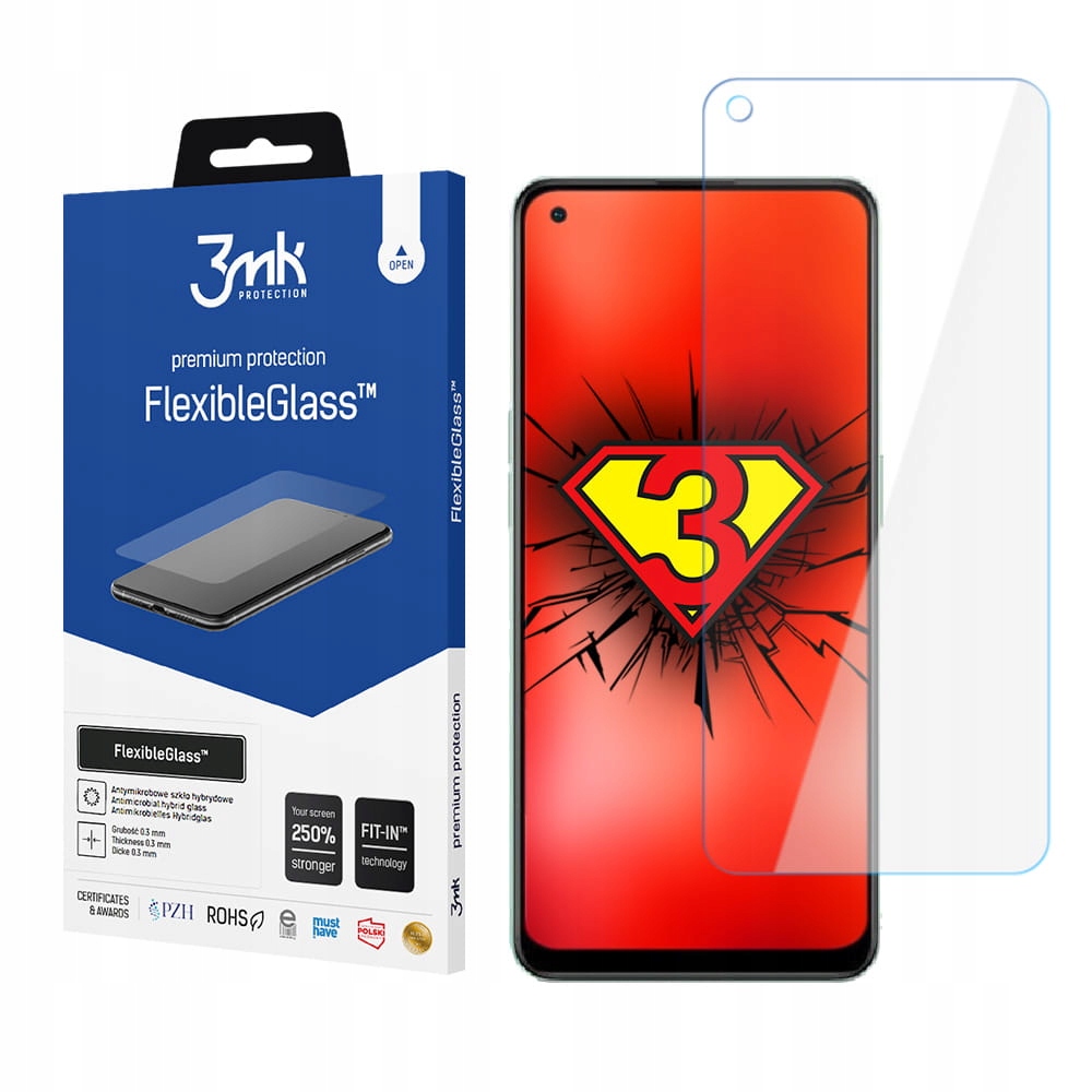 OPPO RENO 7 Z 5G - Szkło hybrydowe 3MK FlexibleGlass