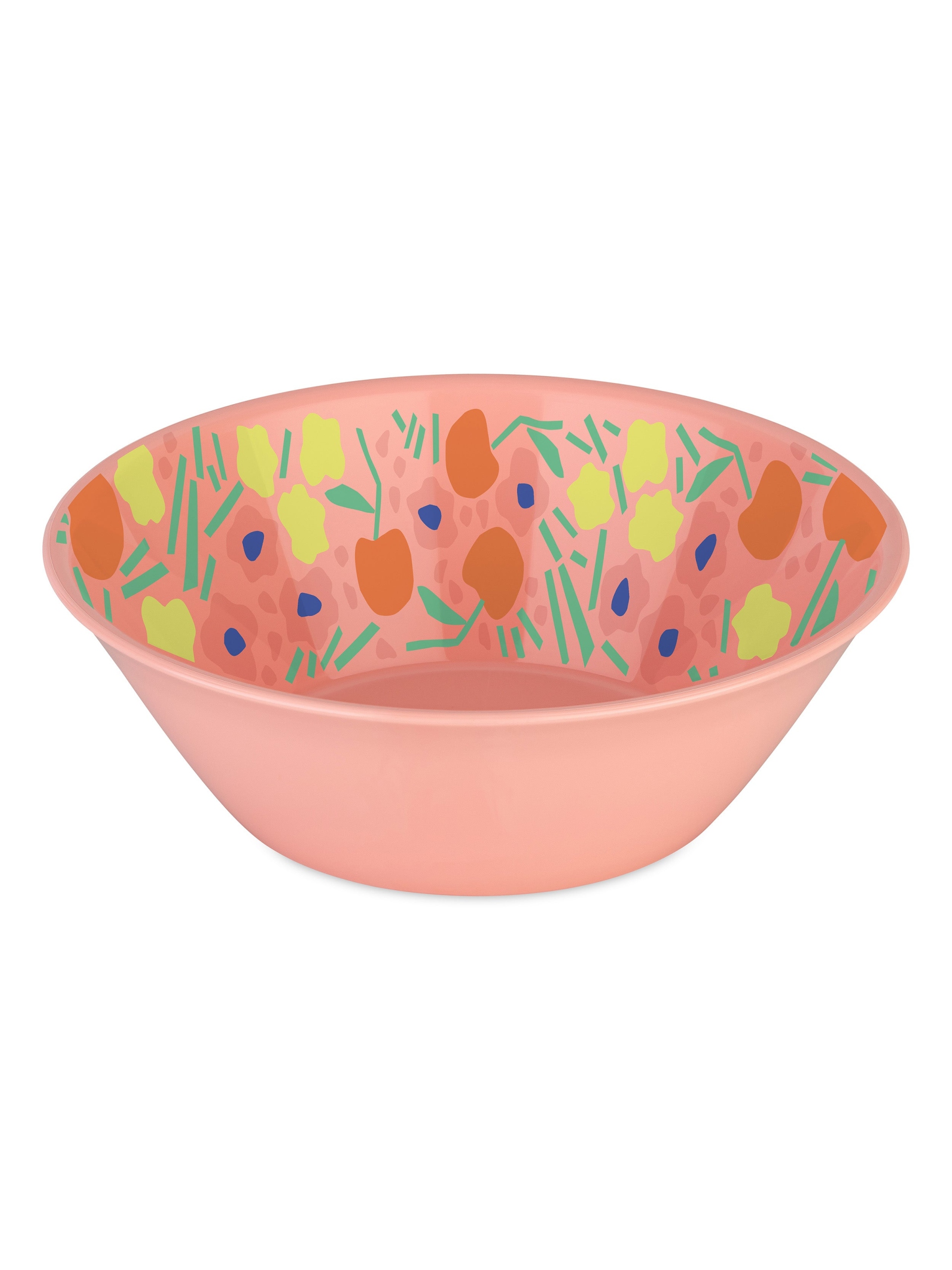 Kolor i design – Wielokolorowa miska w kwiaty