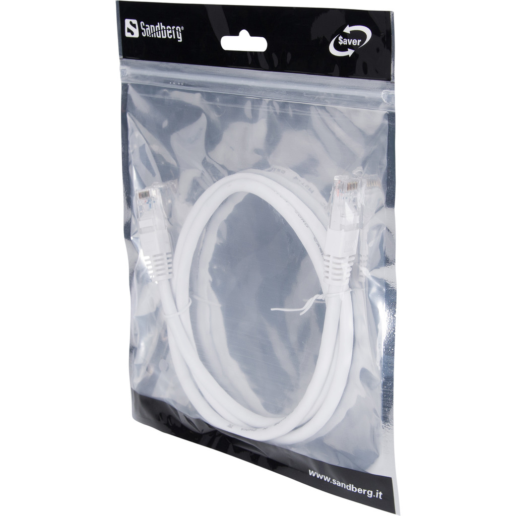 Kabel sieciowy Sandberg UTP Cat6 1m SAVER (306-93) – Wysoka jakość połączenia