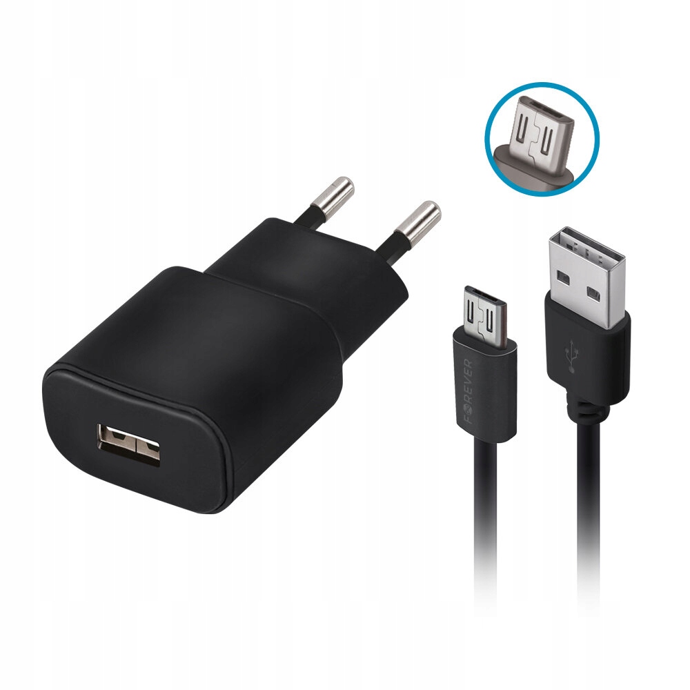 Ładowarka sieciowa Forever USB 2A TC-01 – Niezawodne zasilanie dla Twoich urządzeń
