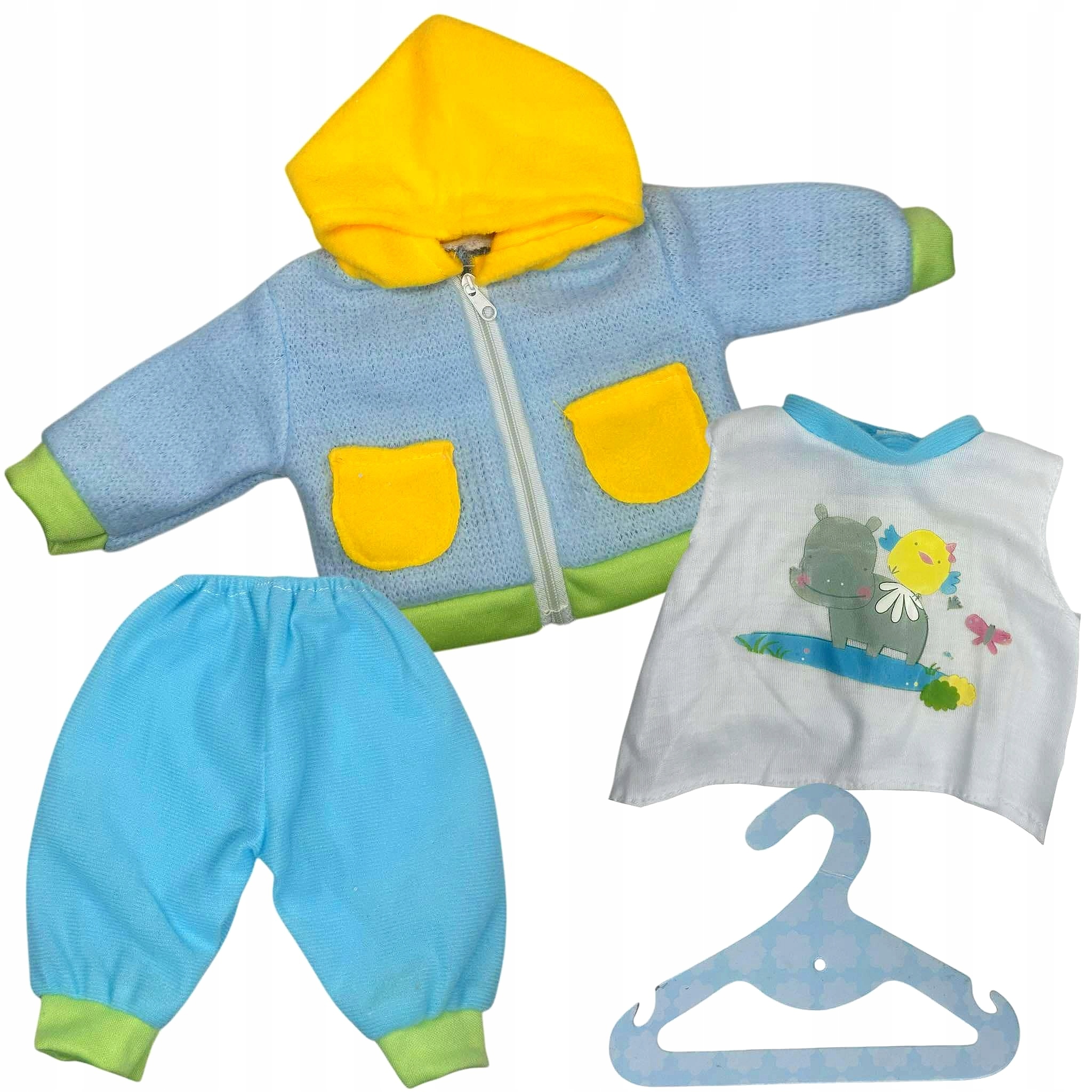 Elementy zestawu – Bluza z kapturem, bluzka i spodnie