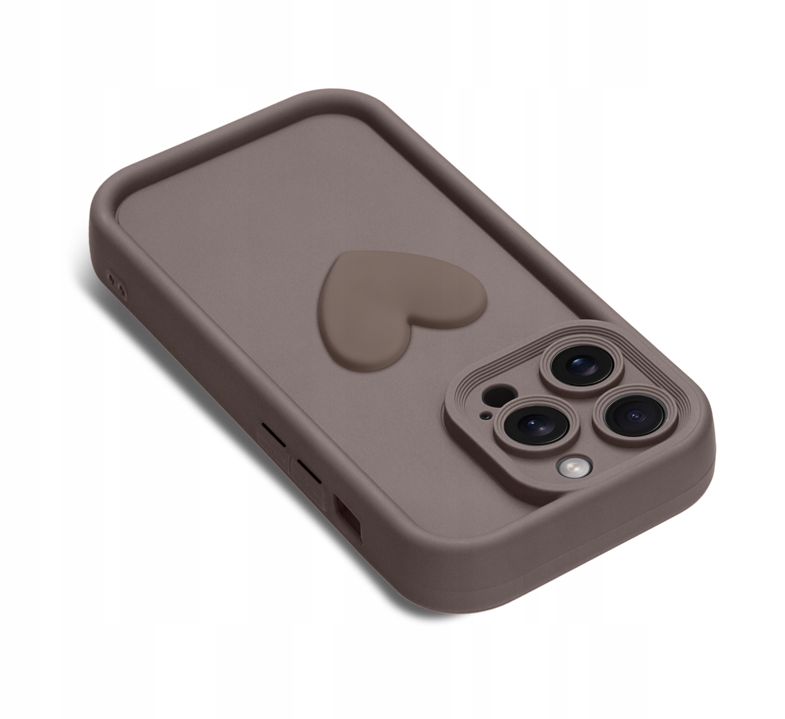 Silikonowe etui MATOWE z osłoną aparatu