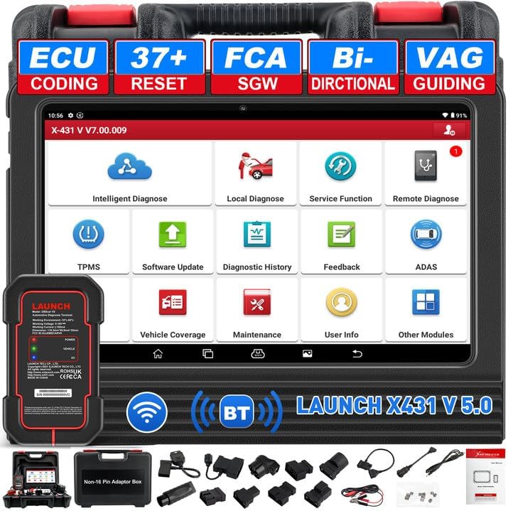 LAUNCH X431 V PRO 5.0 – Profesjonalna diagnostyka OBD2 dla każdego warsztatu
