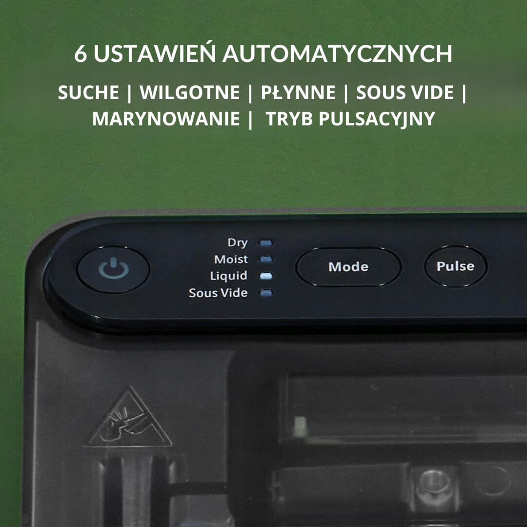 Łatwość obsługi – Automatyczne wykrywanie worka i różne tryby