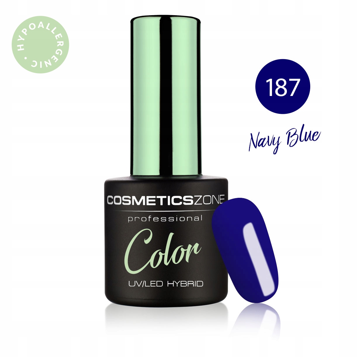 COSMETICS ZONE LAKIER HYBRYDOWY KOLOR 7ML - NR 187 EAN (GTIN) 5903876980870