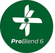 Technologia ProBlend 6 zapewniająca dokładniejsze wymieszanie