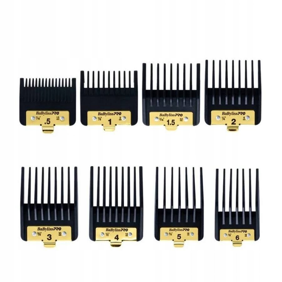 Zestaw 8-częściowy dla precyzyjnego strzyżenia