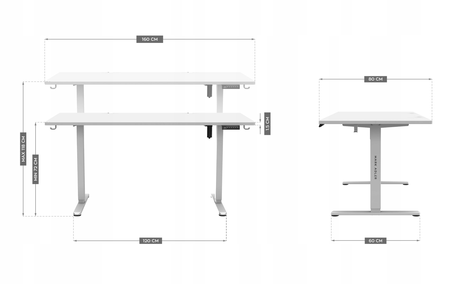 Ergonomiczne funkcje i regulacja wysokości