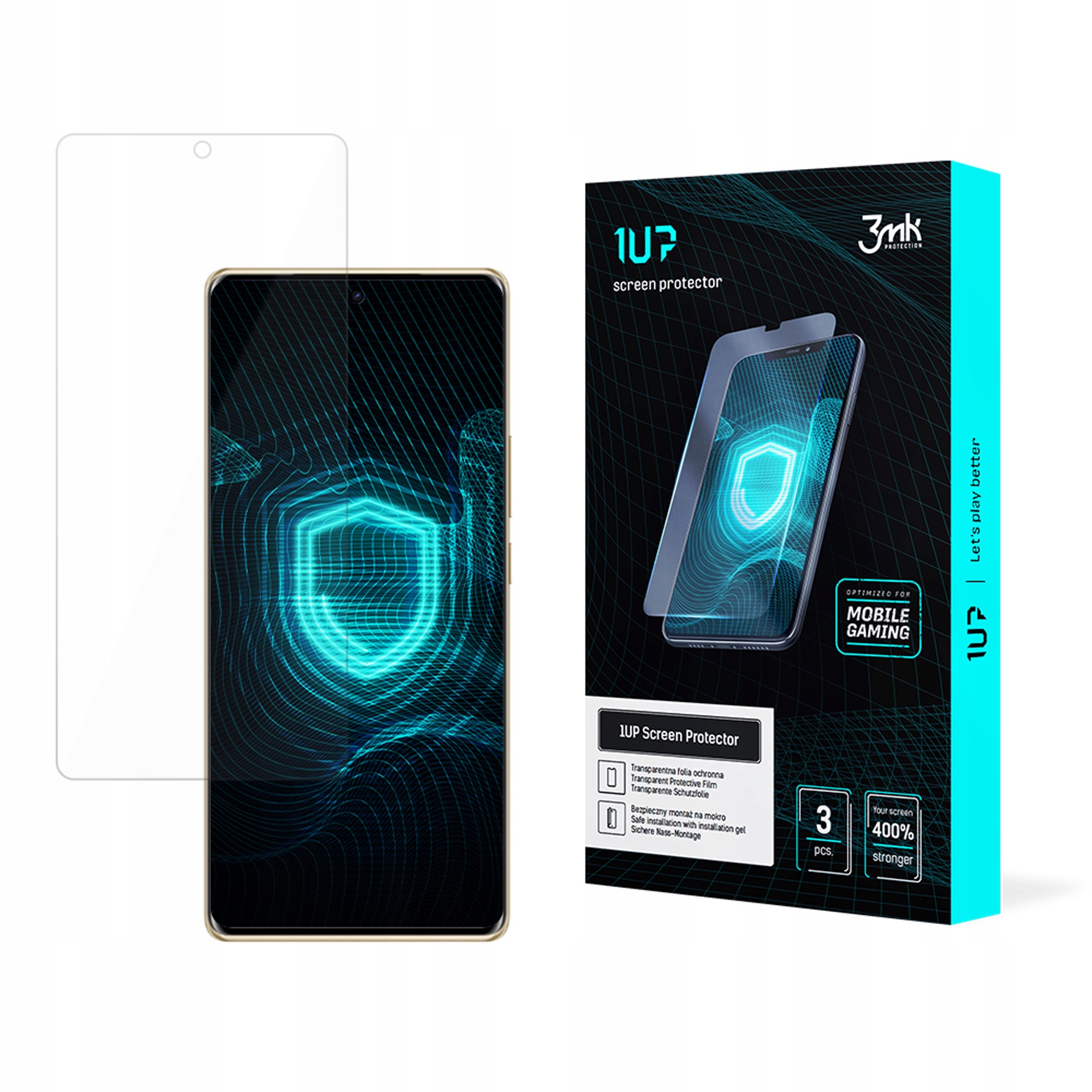 INFINIX NOTE 40 PRO+ - 3MK 1UP – Ochrona ekranu dla graczy