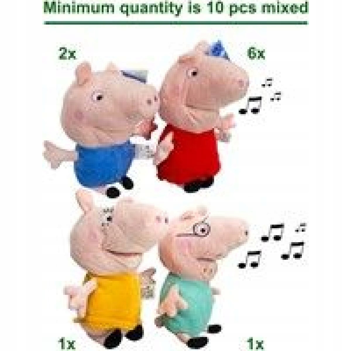 Różnorodność postaci i kolorów – Zbieraj ulubione postacie z bajki