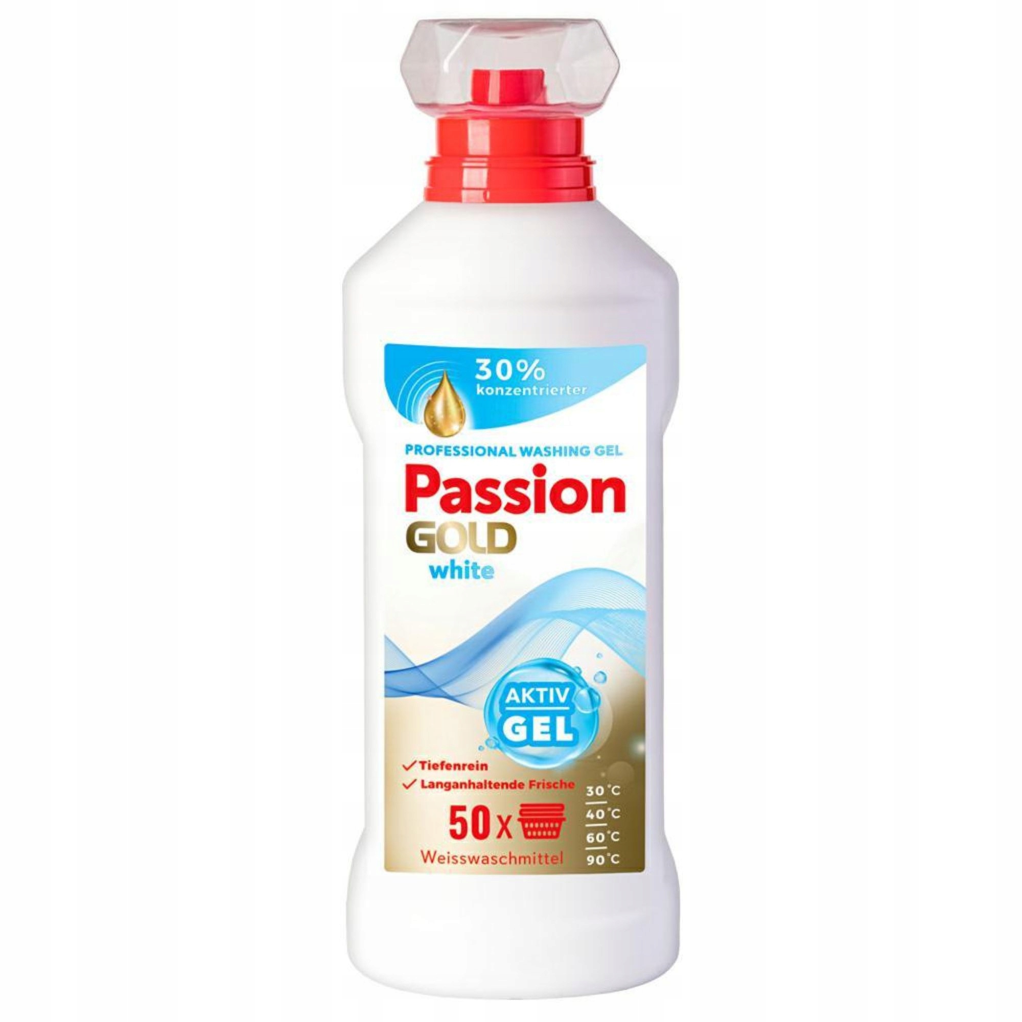 PASSION GOLD Professional Żel do prania do ubrań białych 2 L – Skuteczność i świeżość w każdym praniu