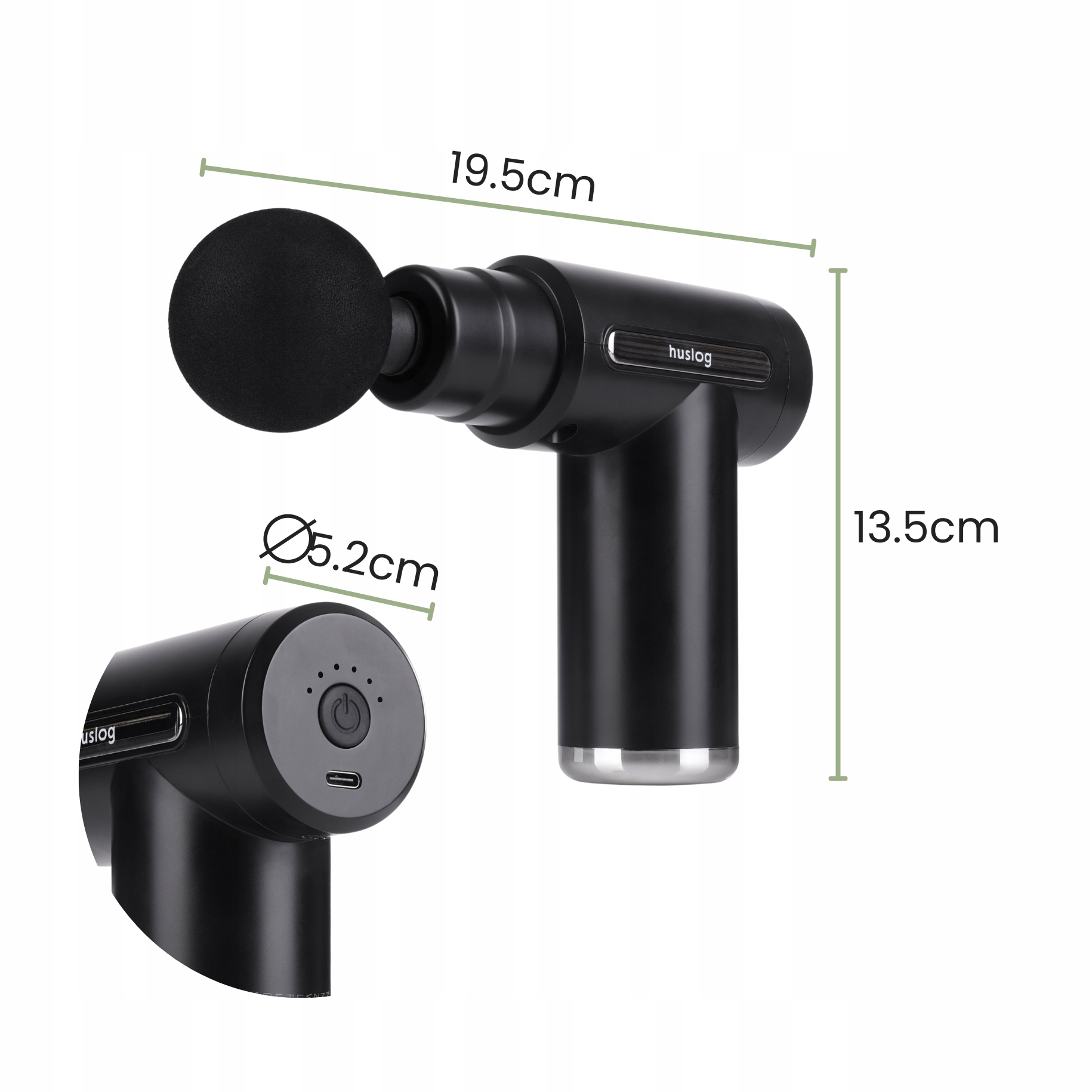 Huslog masażer wibracyjny TS-0434 – Twoje wsparcie w relaksie i regeneracji