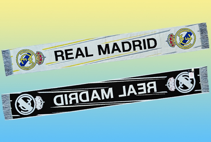 Stylowy design z napisem REAL MADRYT